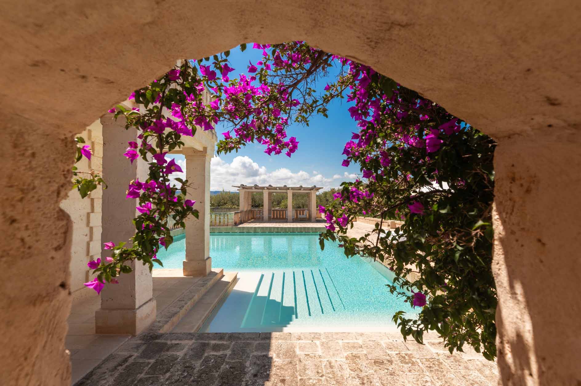 Pool at Borgo Egnazia Italy wellness resort