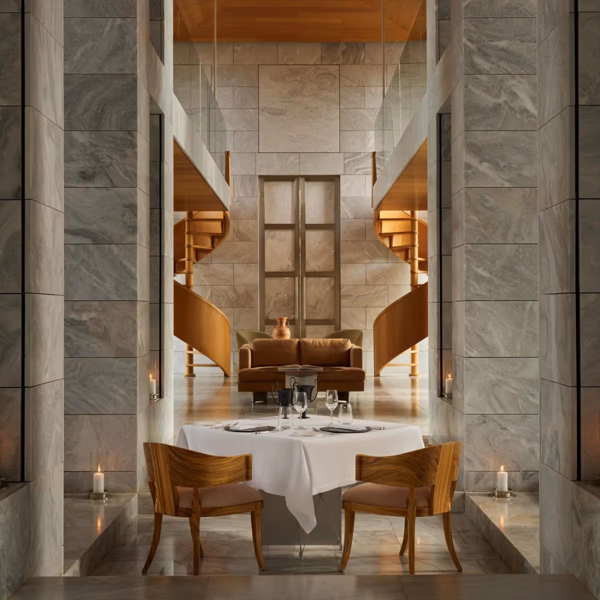 Restaurant at Amanzoe Greek wellness resort