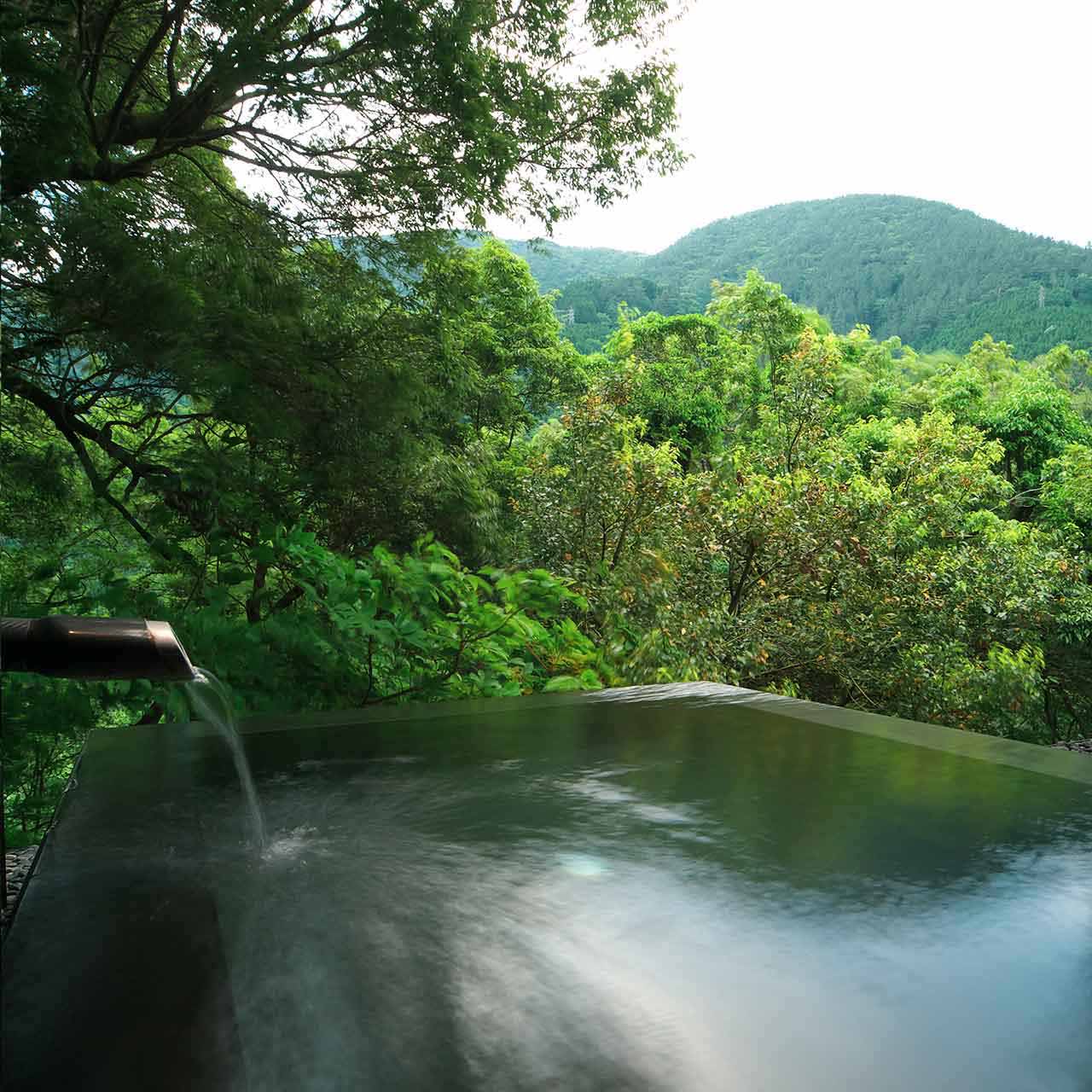 Room view at Hakone Ginyu Japan wellness resort