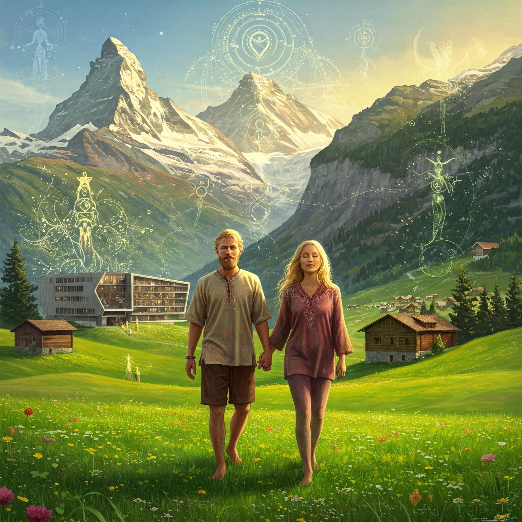 Guests at Switzerland wellness resorts