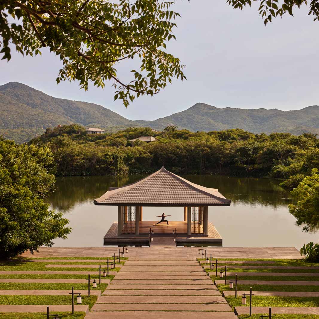 Guest at Amanoi Vietnam wellness resort