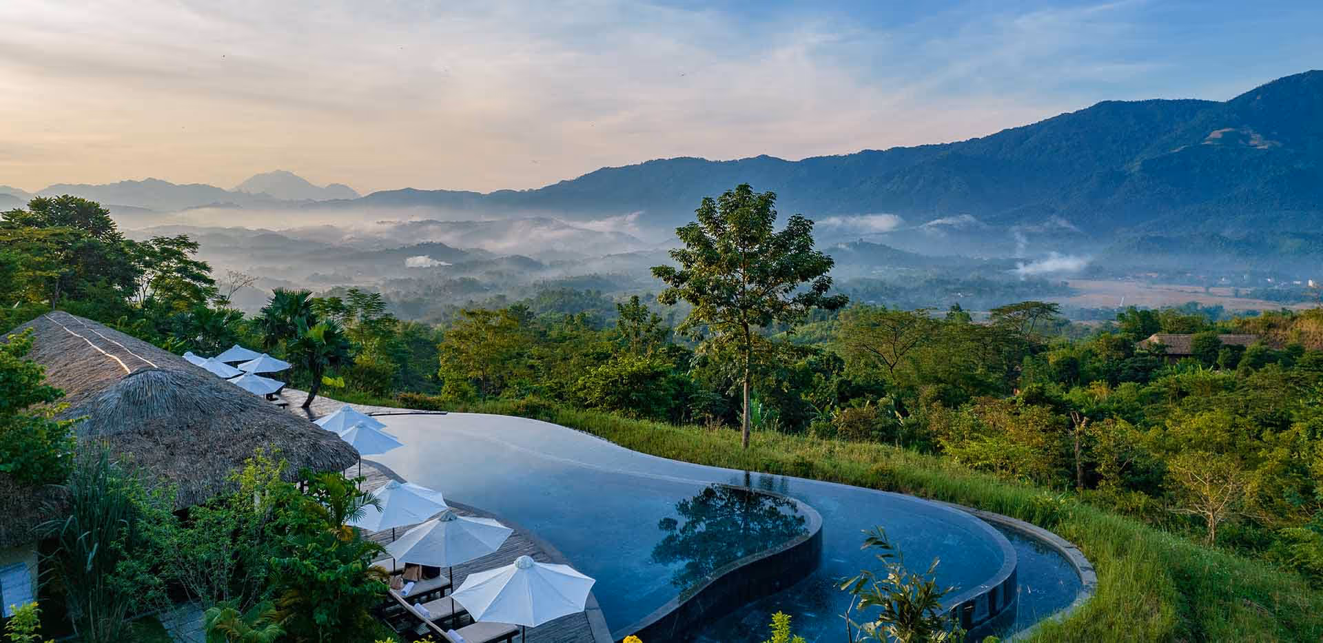 Pool at Avana Retreat Vietnam wellness resort