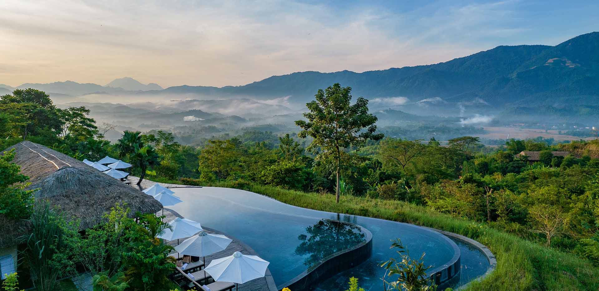 Pool at Avana Retreat Vietnam wellness resort