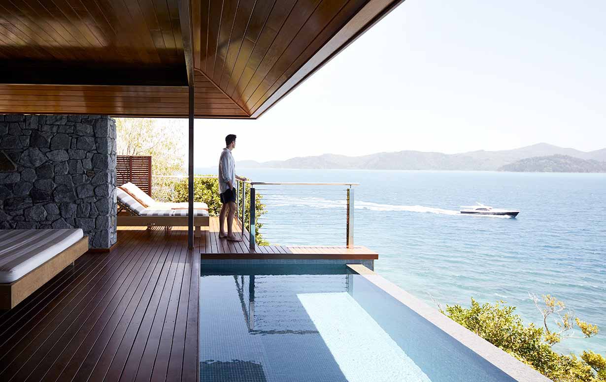 Guest at Qualia Australia wellness resort