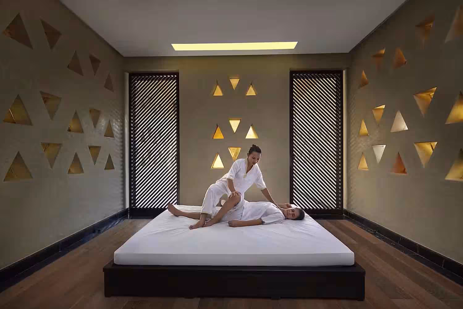 Guest and staff Mandarin Oriental Marrakech at Morocco wellness resort