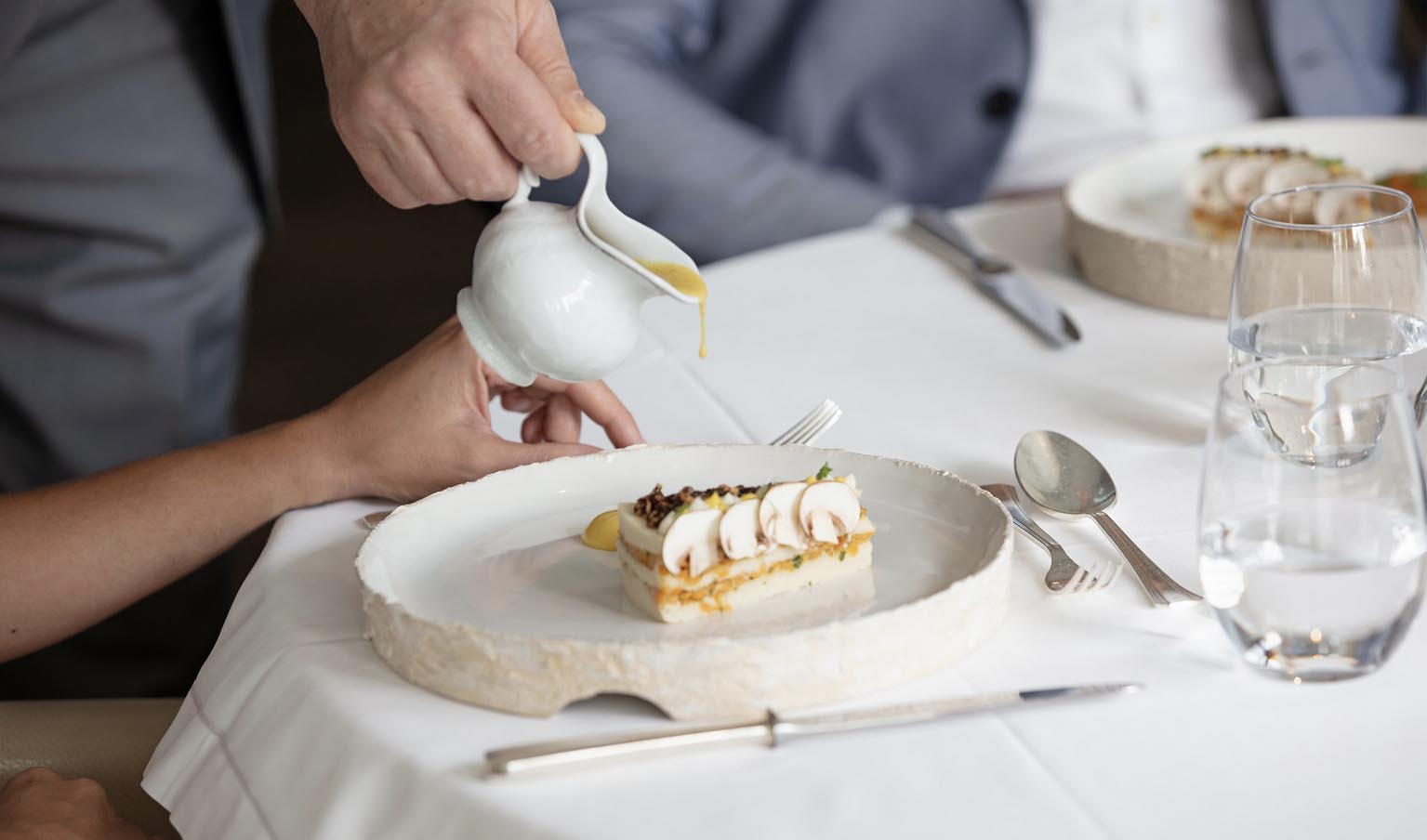 Food at Clinique La Prairie Switzerland wellness resort
