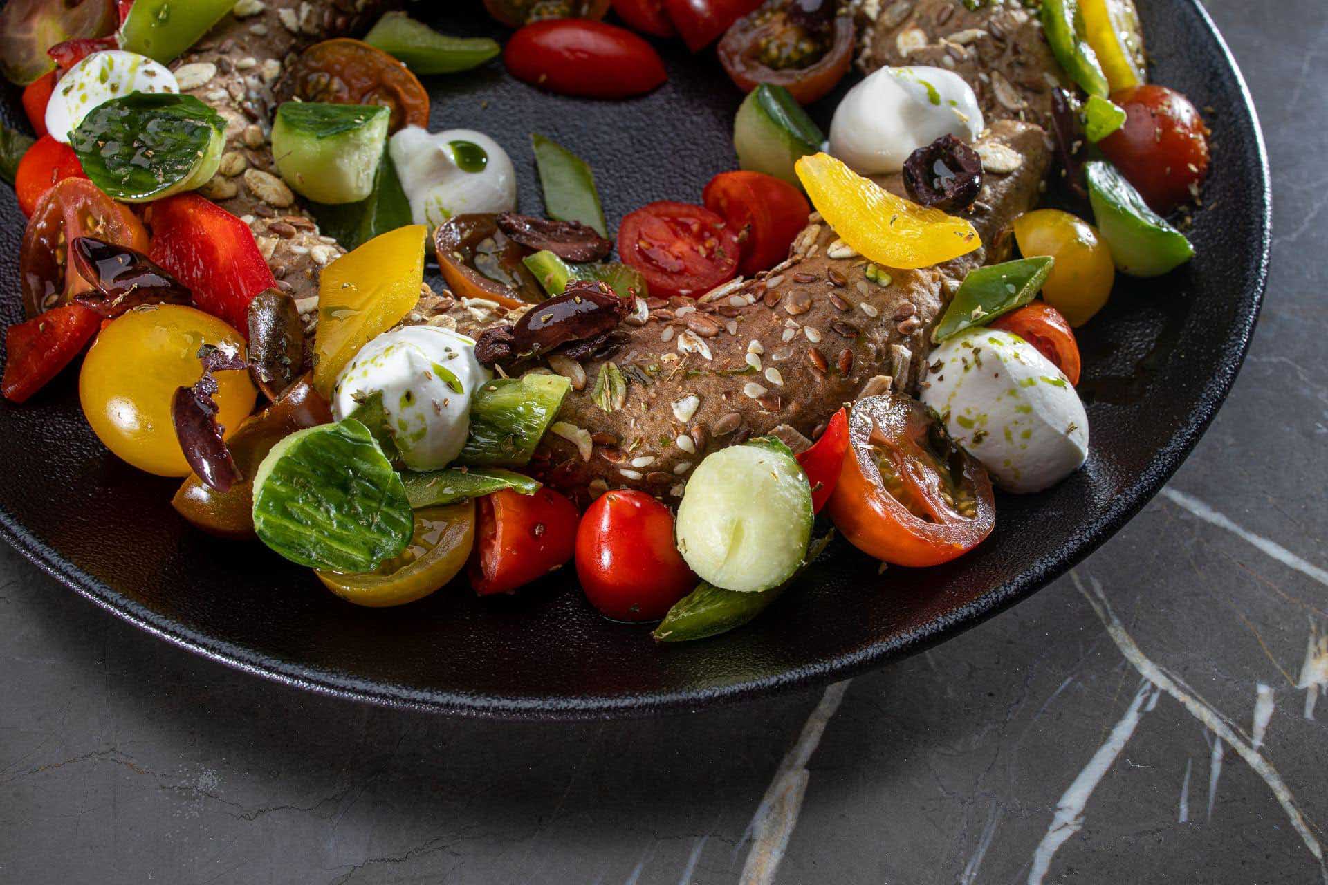 Food at Euphoria Retreat Greece wellness resort