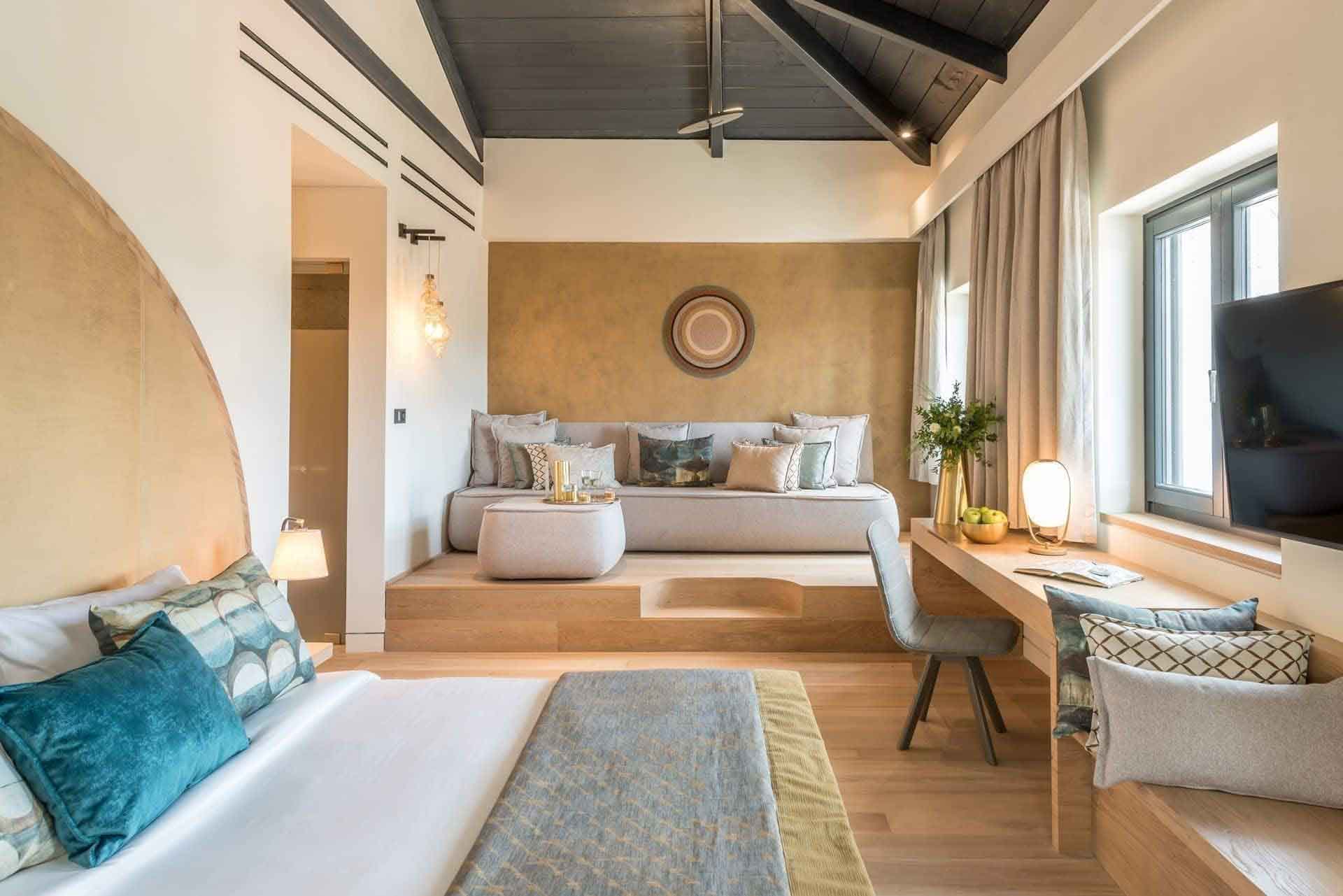 Room at Euphoria Retreat Greece wellness resort