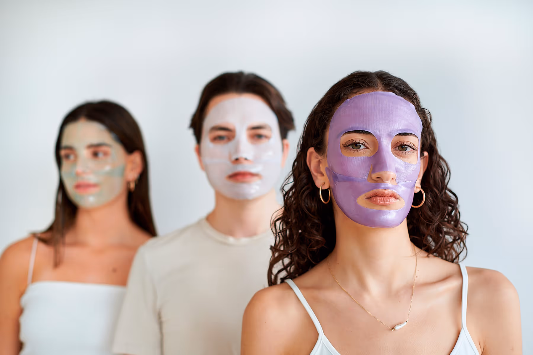 Illustrative cover image for Somethingmore – Korean technology facial mask brand with Shopify online store