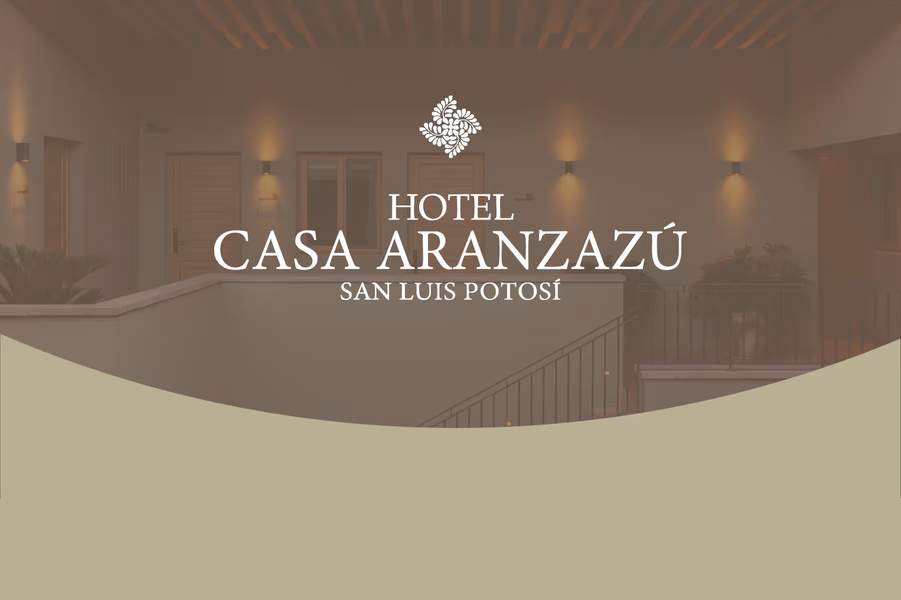 Illustrative cover image for Hotel Casa Aranzazu – boutique hotel in the historic center of San Luis Potosí, Mexico, website built in Webflow