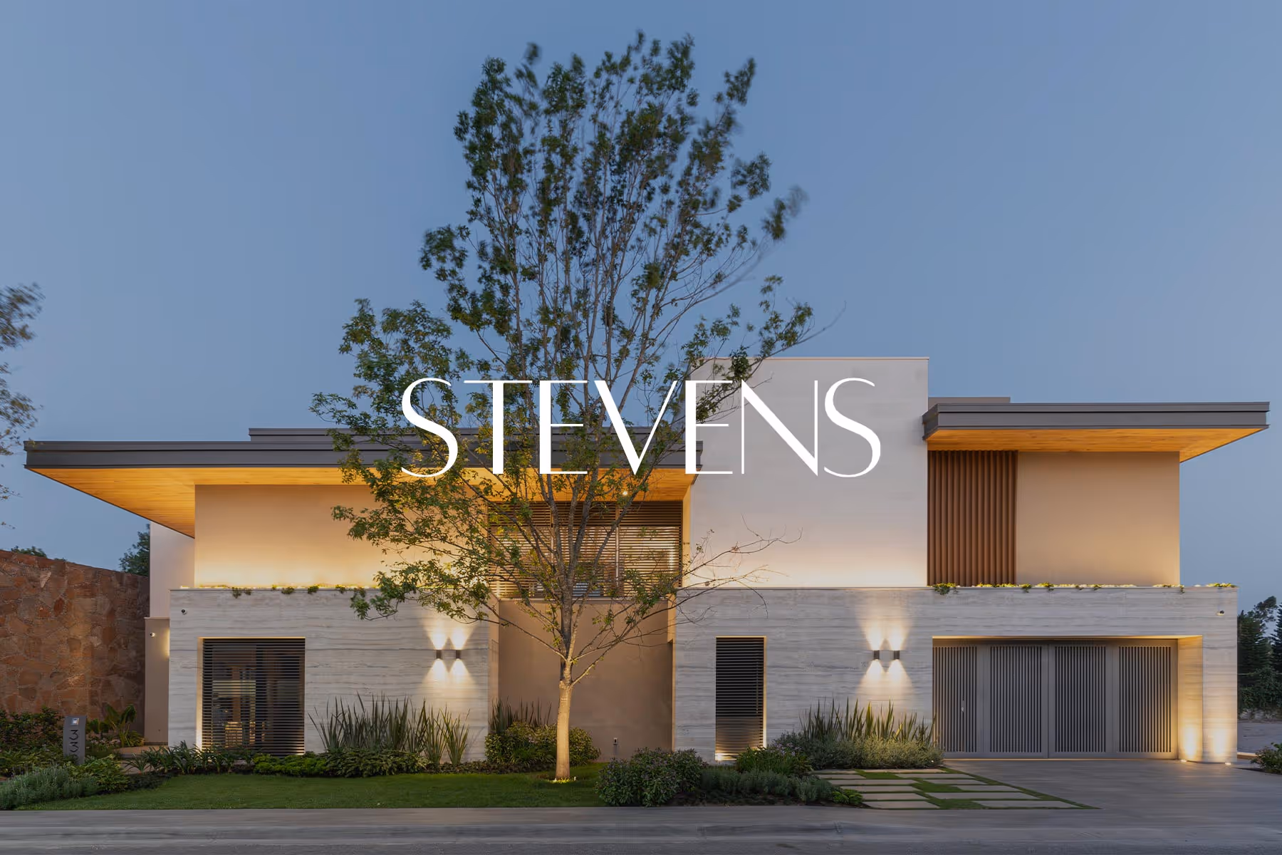 Illustrative cover image for Stevens Group – architecture firm website in Mexico built in Webflow