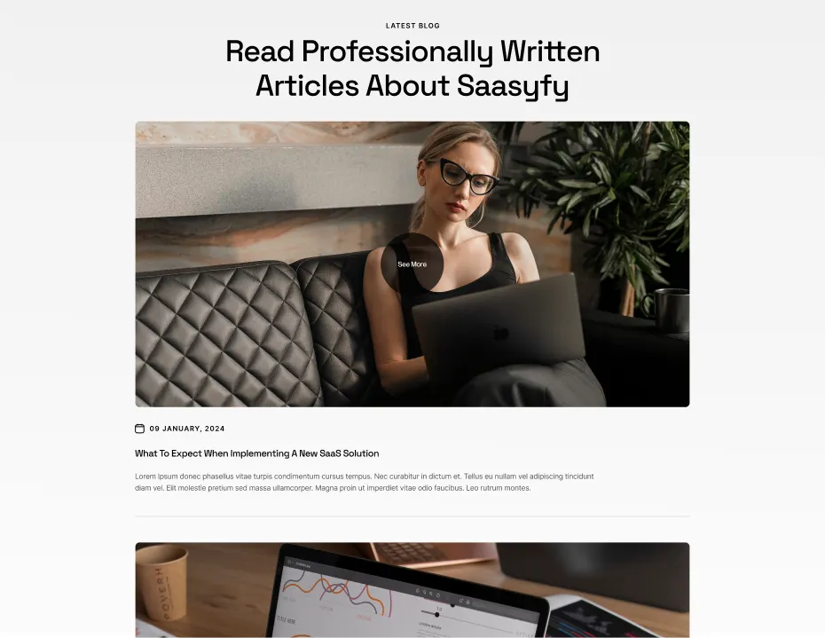 Blog One Screenshot