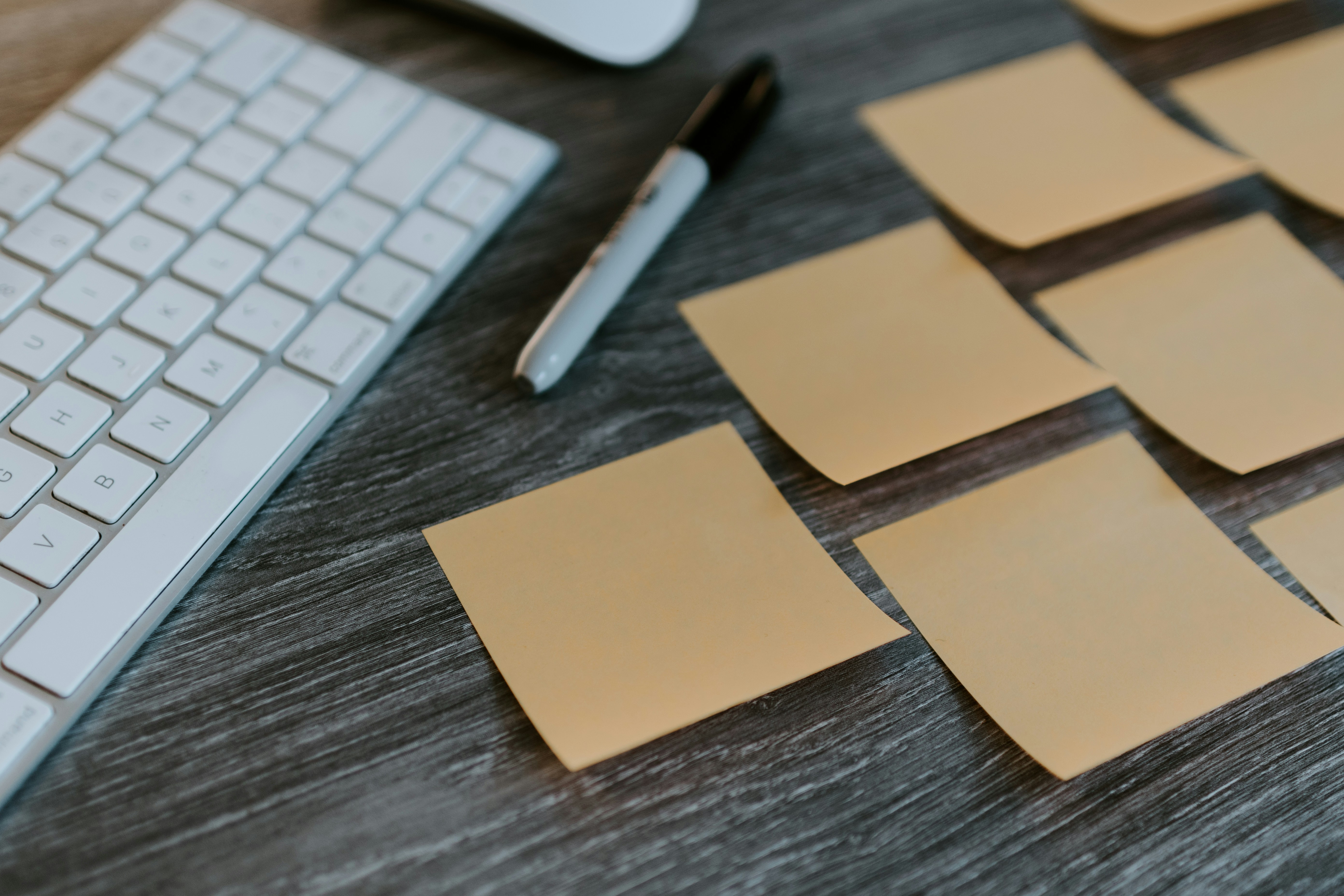 sticky notes planning