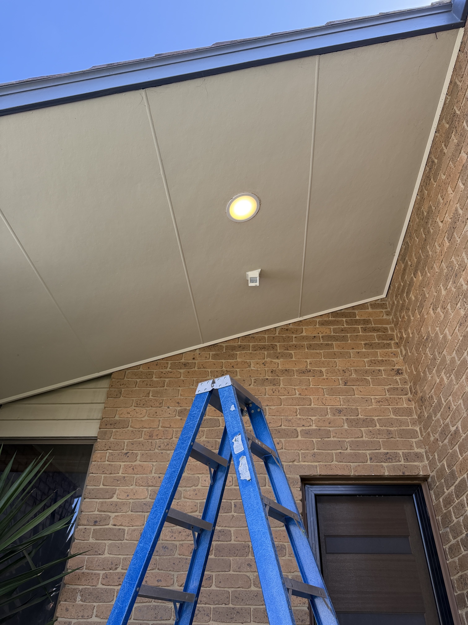 LED downlight and motion sensor installation at a Parkdale home by Ferguson Electrical