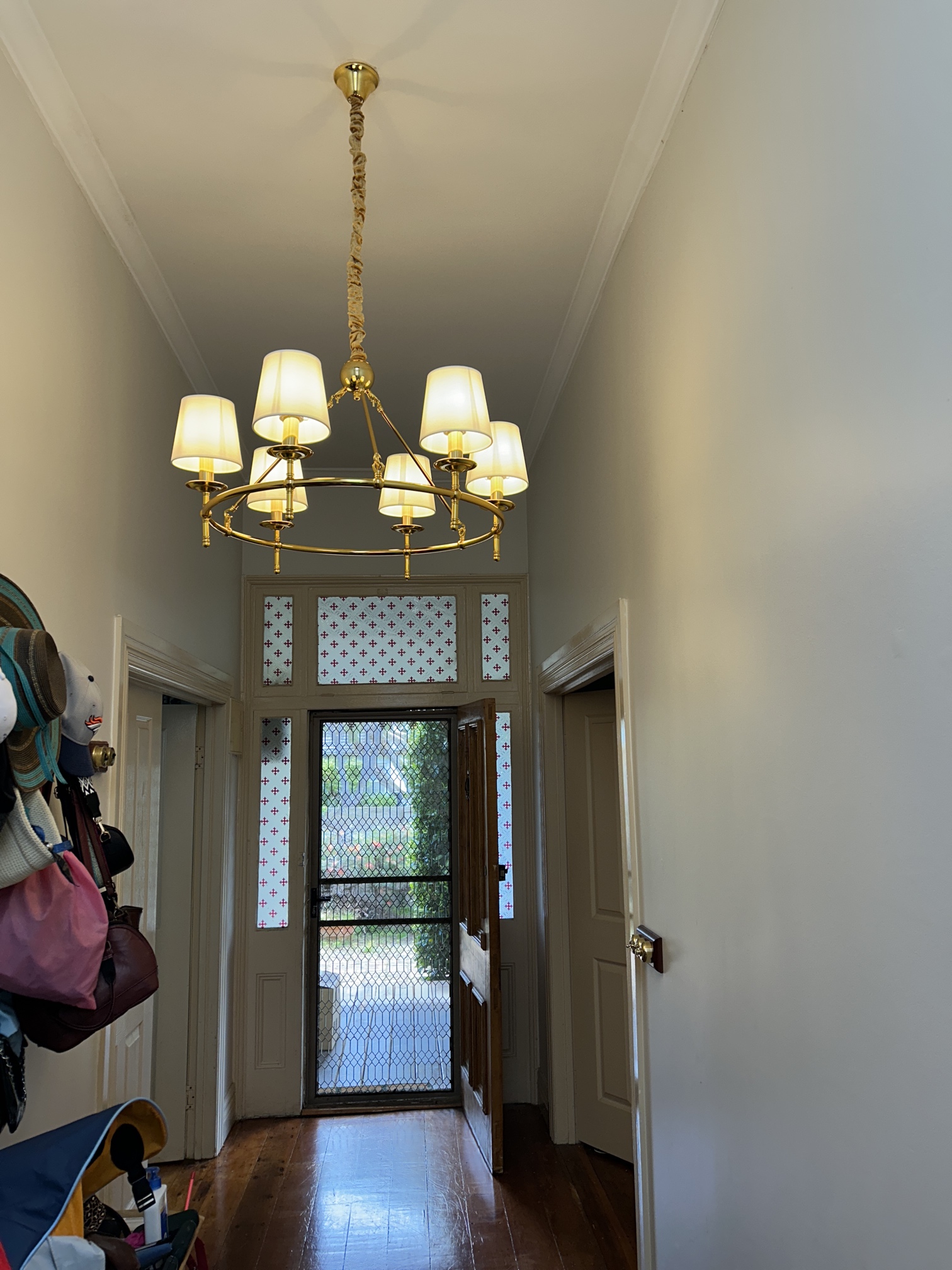 Heritage home in Seaford with new pendant lighting and upgraded downlights installed by Ferguson Electrical.