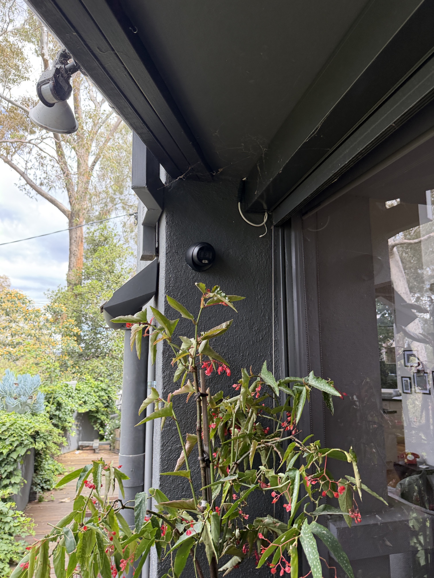 Dahua outdoor security camera installed on exterior wall of Patterson Lakes home