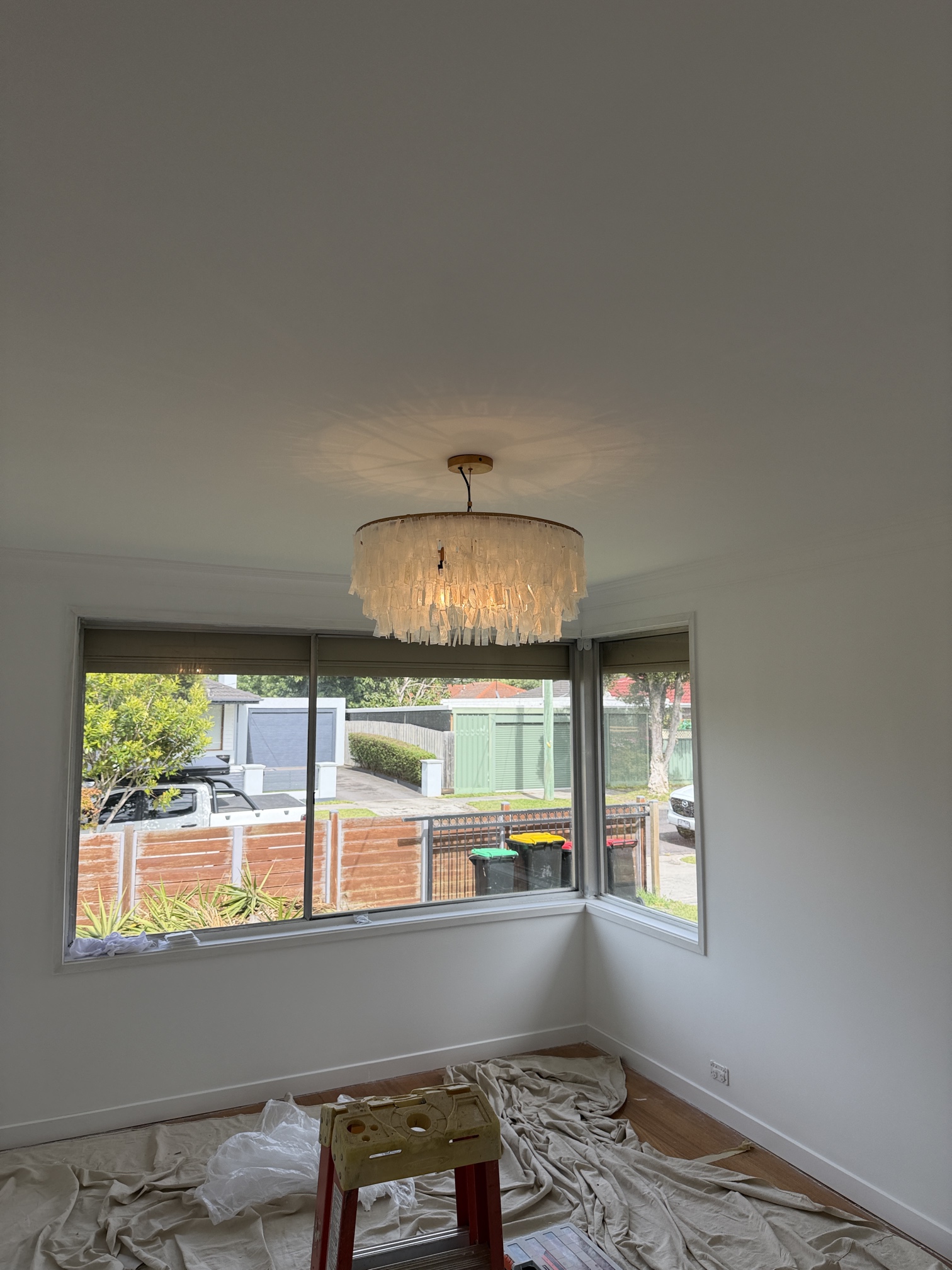 Electrical renovation work in Chelsea Heights home with new lighting and powerpoints installed by Ferguson Electrical.