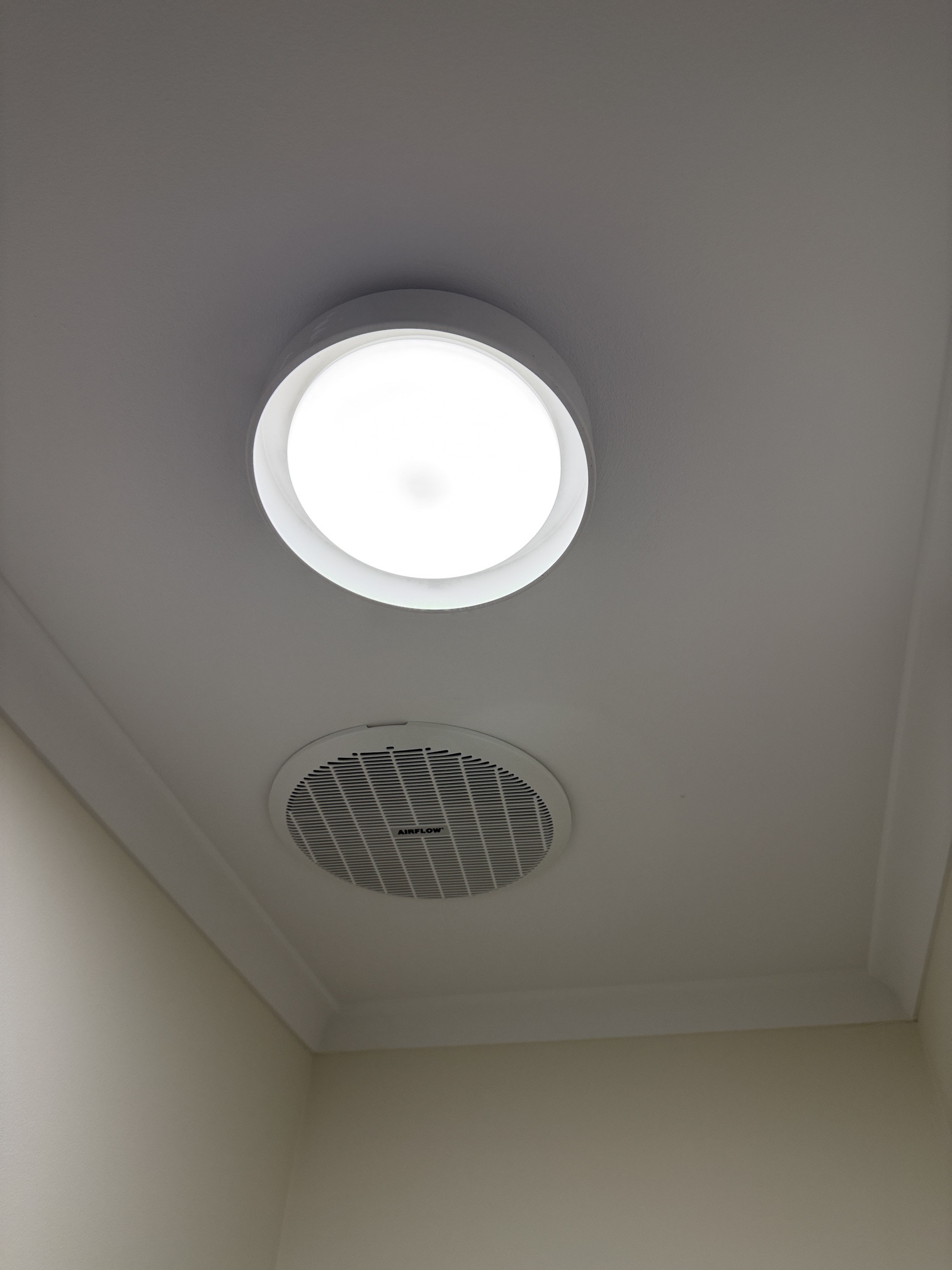 Ceiling fan installation in renovated Prahran home bedroom