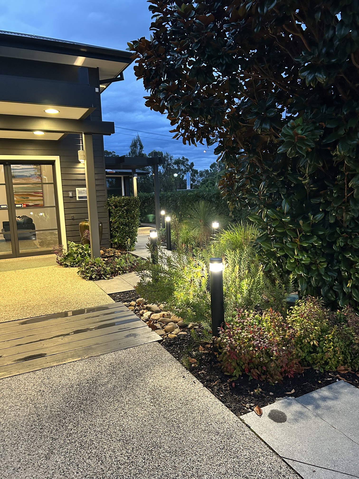 Bollard pathway lighting installed and repaired at Lifestyle Communities Chelsea Heights by Ferguson Electrical