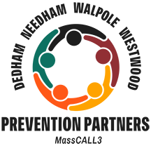 Prevention Partners MassCALL3 logo: five person-like figures holding arms joined in a circle.
