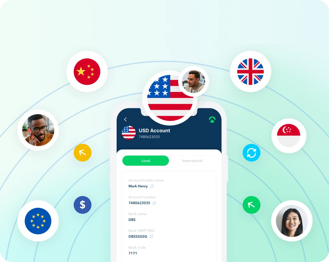 Get paid by clients in their currency — no conversion fees, no delays