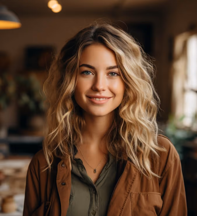 Portrait Of A Female Designer Natural Daylight Hig