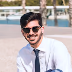 Business Man Using His Tablet