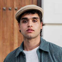 Medium shot man with coffee cup