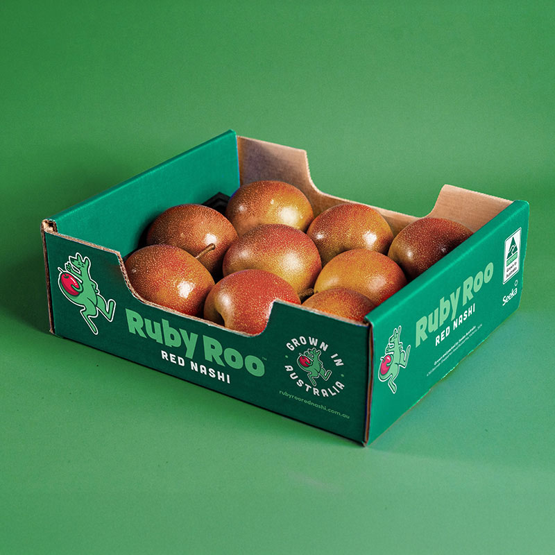 Box of Ruby Roo Red Nashi