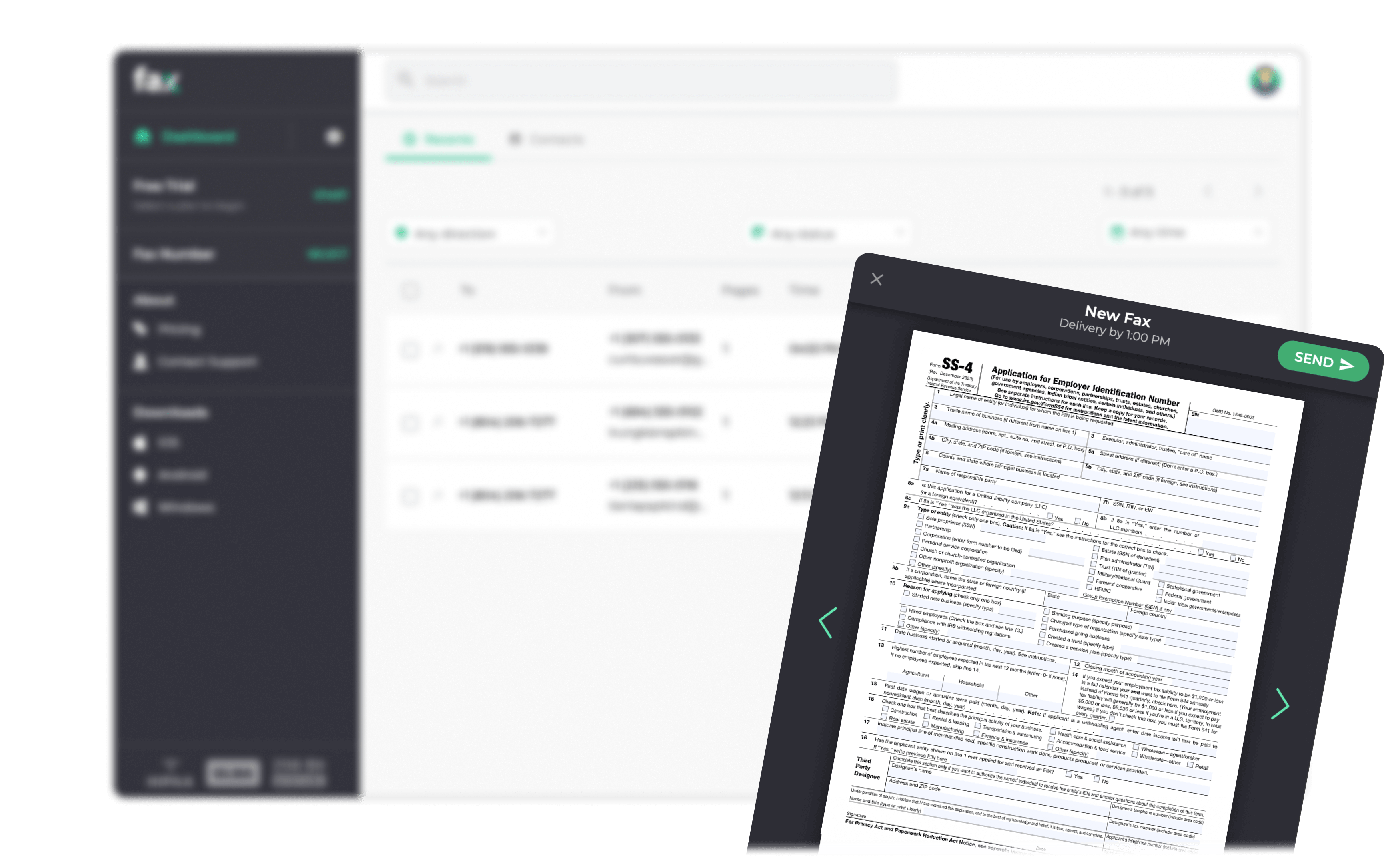 Fax Proof of Residency