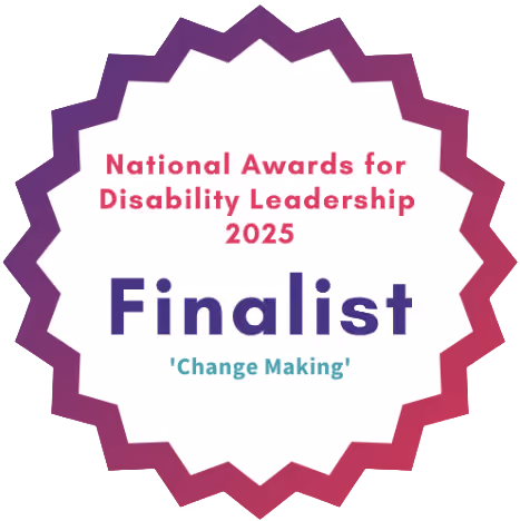 2025 National Awards for Disability Leadership Finalist Logo