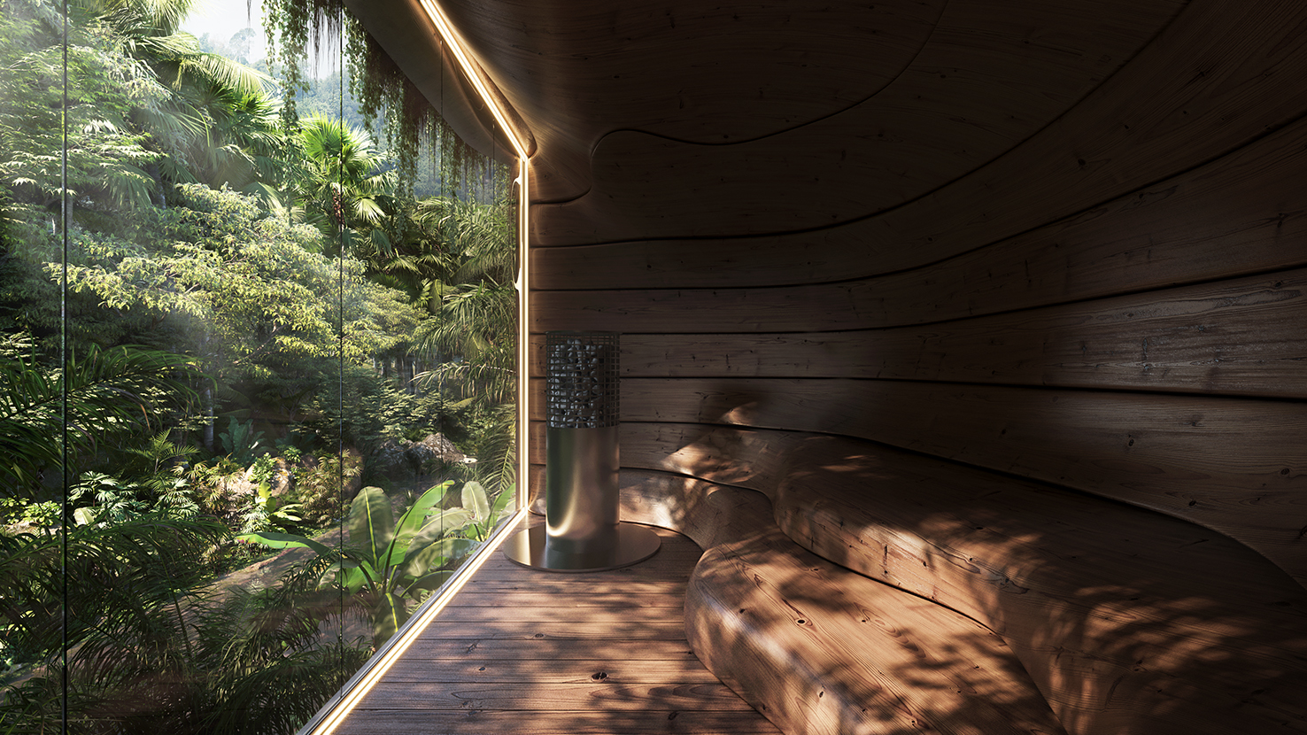 Sauna Secret Waterfall