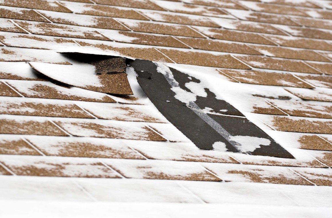 winter roof damage