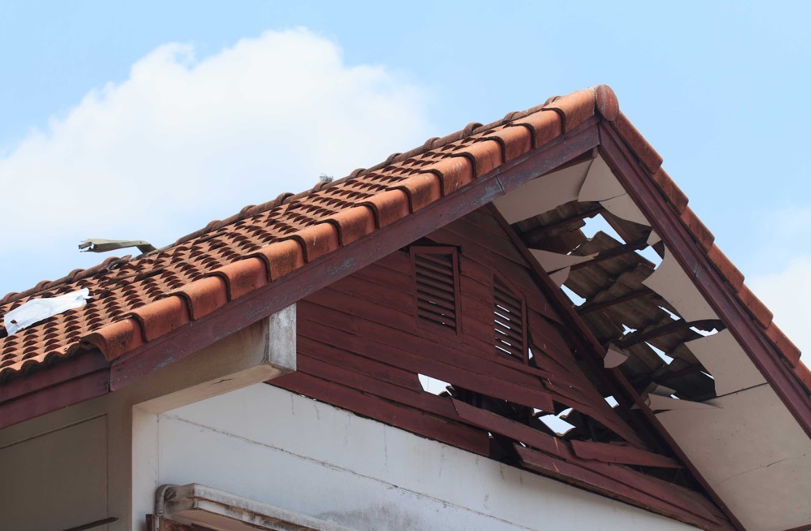 tile roof storm damage