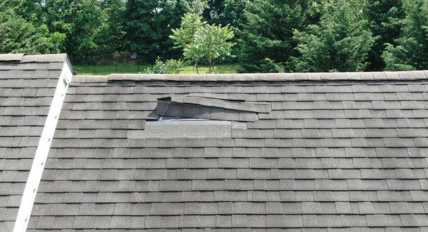 roof failure signs