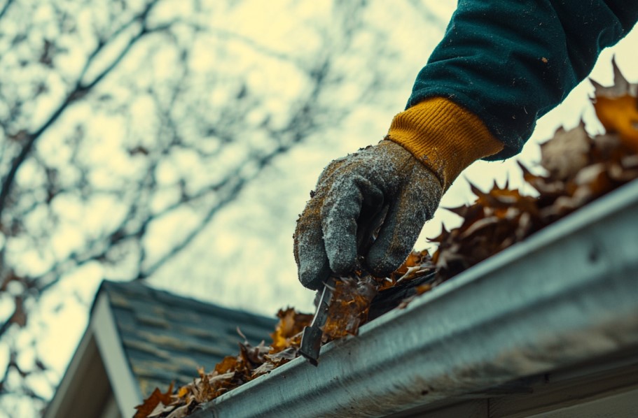 clogged gutters cleaning tips