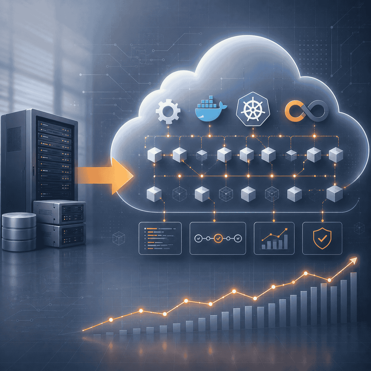 Cloud migráció, Devops, pénzügyi szervezeteknek