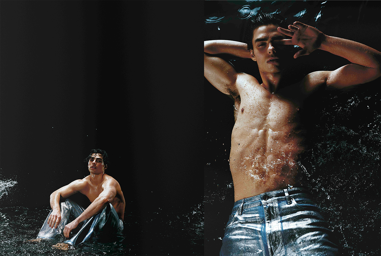 Artfully staged fashion image styled by Bianca Fleisch x Paco Rabanne
