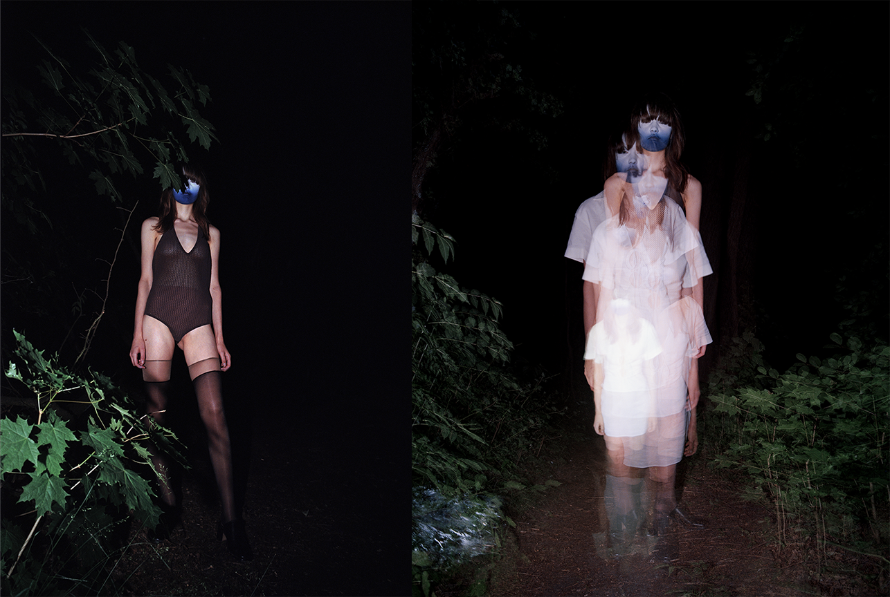 Artfully staged fashion image styled by Bianca Fleisch