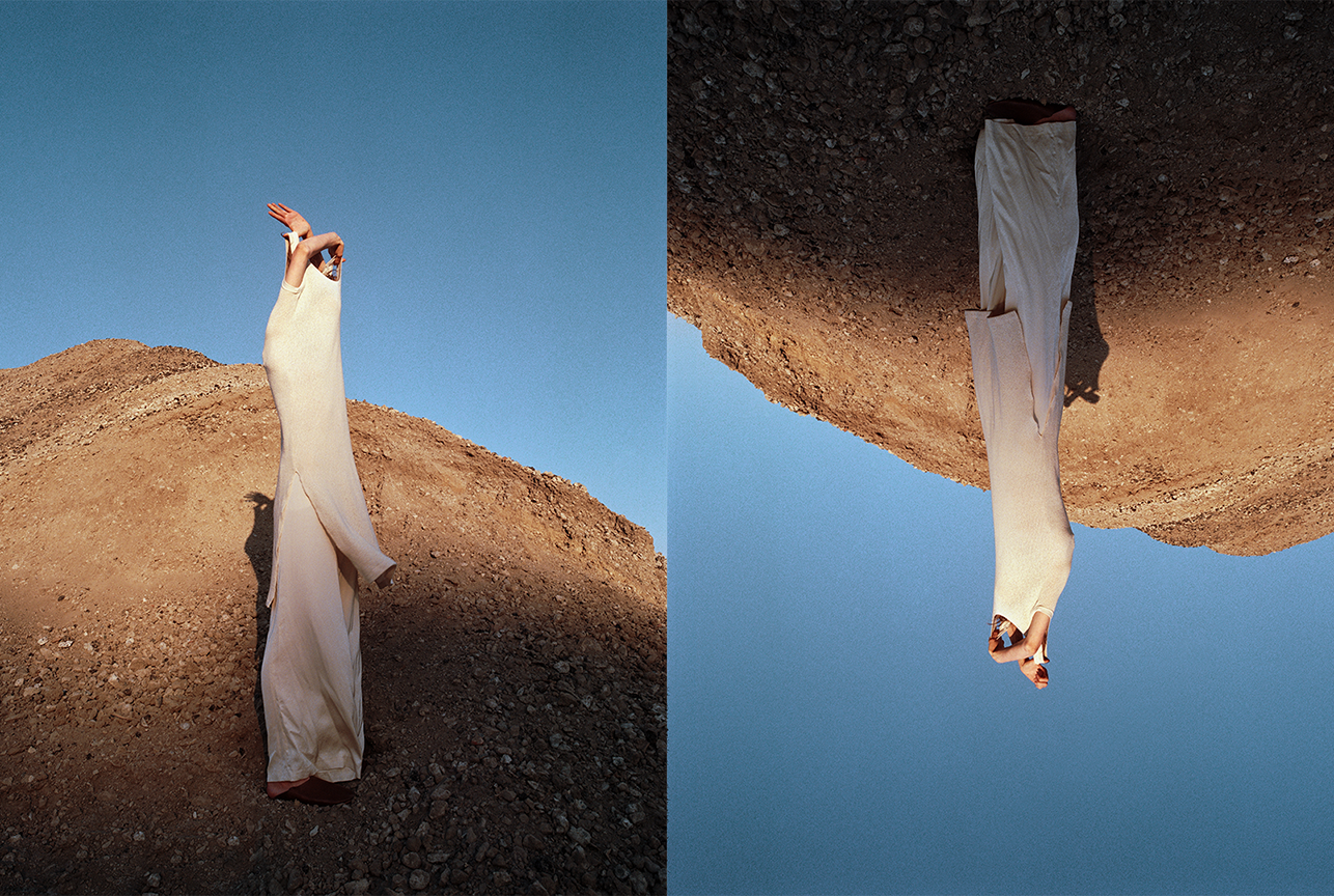Artfully staged fashion image styled by Bianca Fleisch
