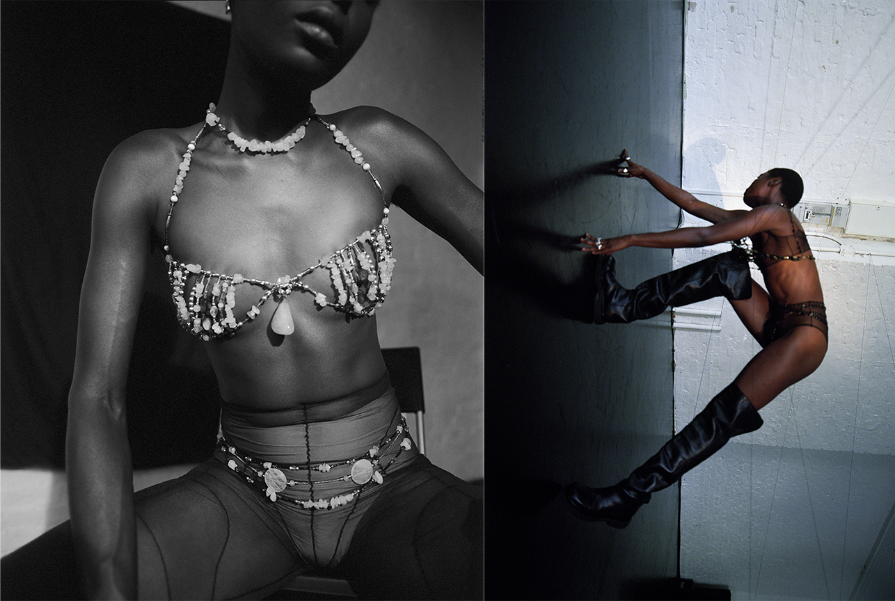 Artfully staged fashion image styled by Bianca Fleisch