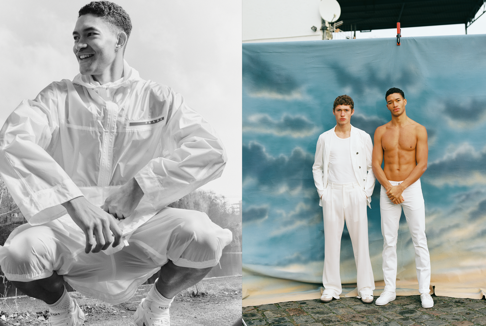 Fashion editorial with unique styling by Bianca Fleisch GQ valentin Humbroich