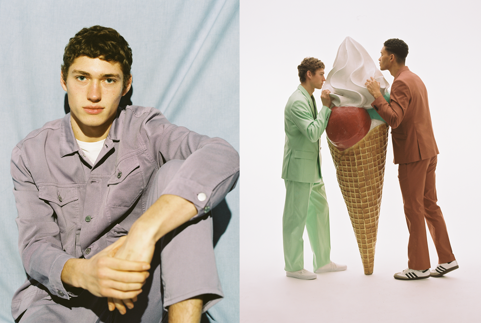 Fashion editorial with unique styling by Bianca Fleisch GQ valentin Humbroich