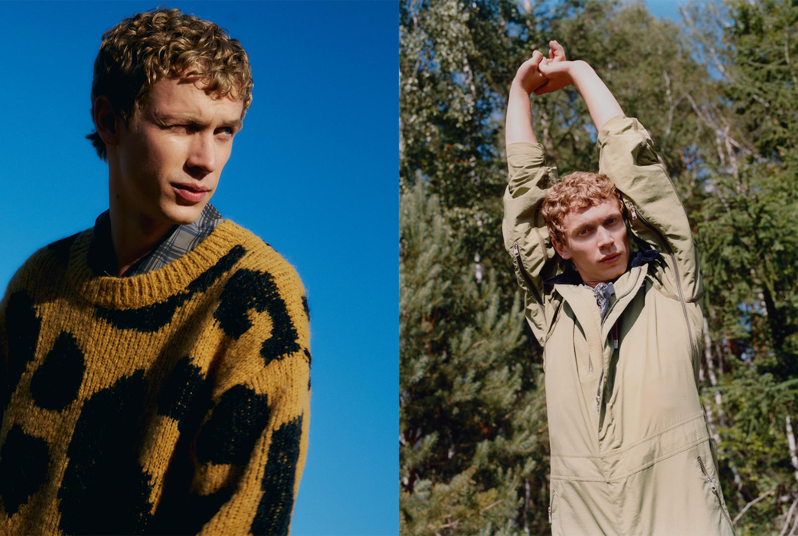 Fashion portrait with styling and concept by Bianca Fleisch. Field of grass scenery