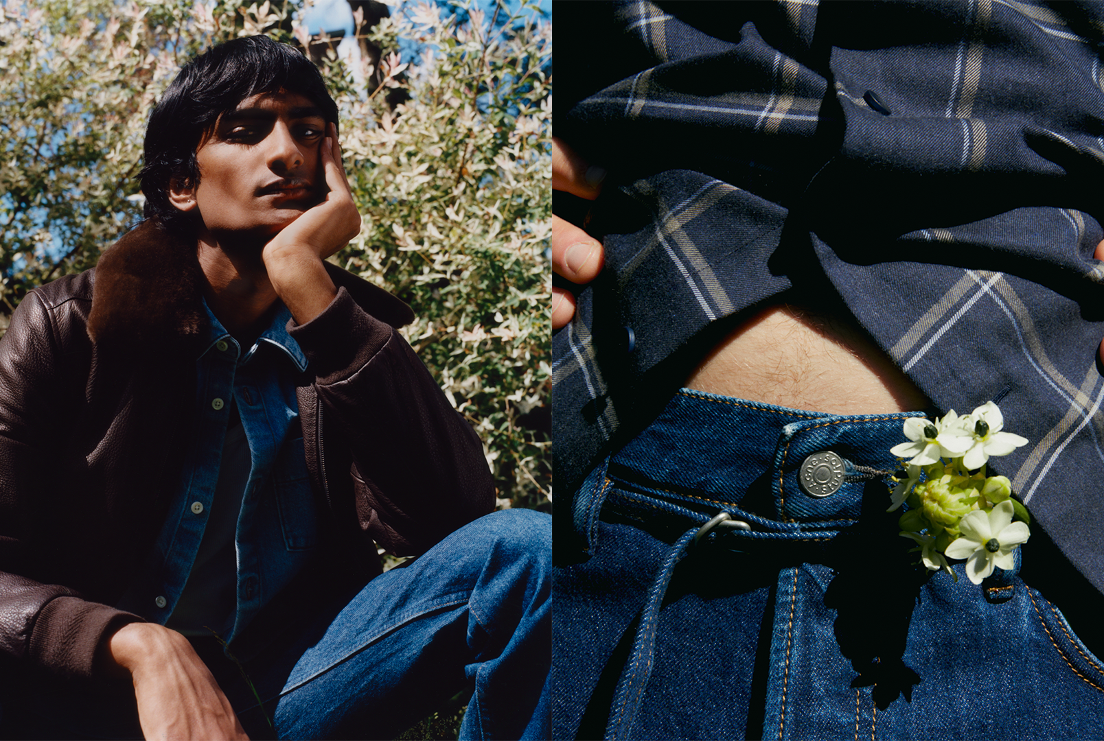 Fashion portrait with styling and concept by Bianca Fleisch. Field of grass scenery