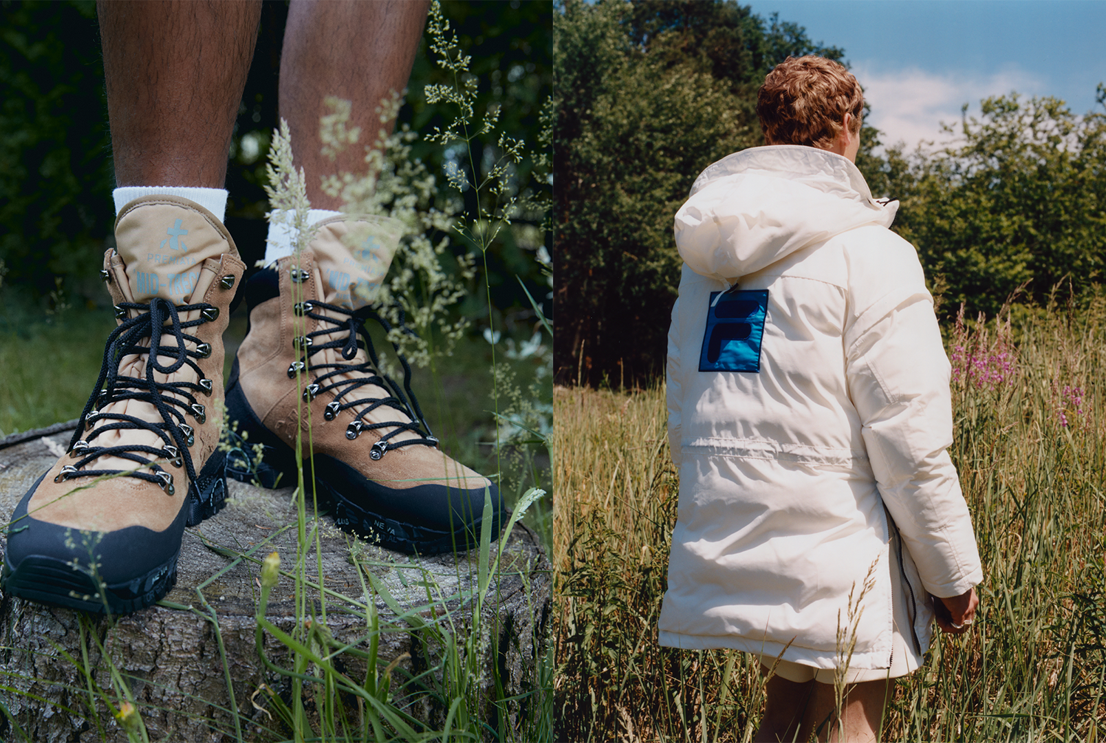 Fashion portrait with styling and concept by Bianca Fleisch. Field of grass scenery