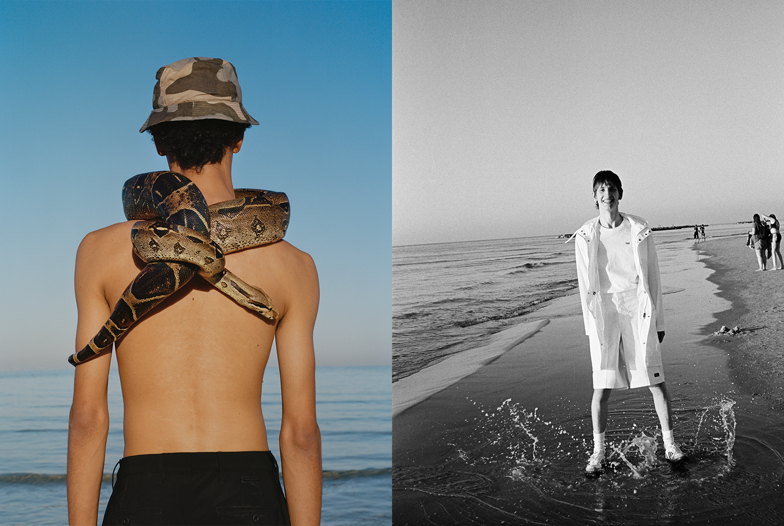 Artfully staged fashion image styled by Bianca Fleisch GQ