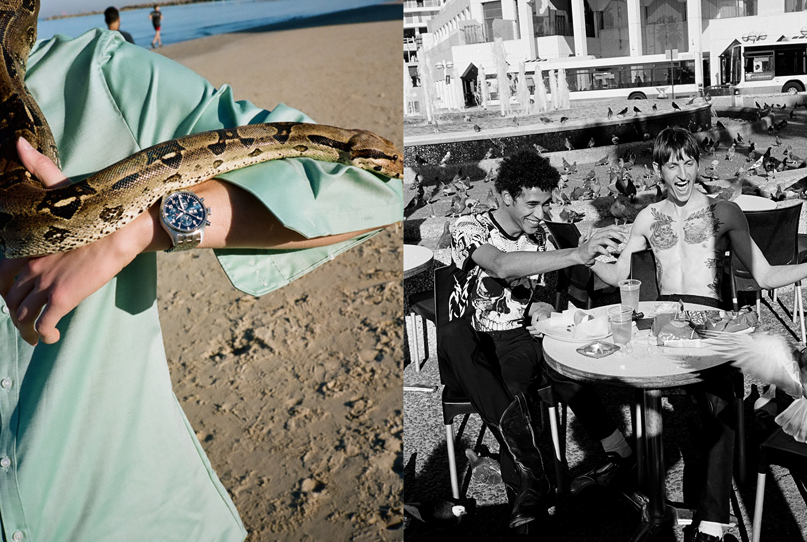 Artfully staged fashion image styled by Bianca Fleisch