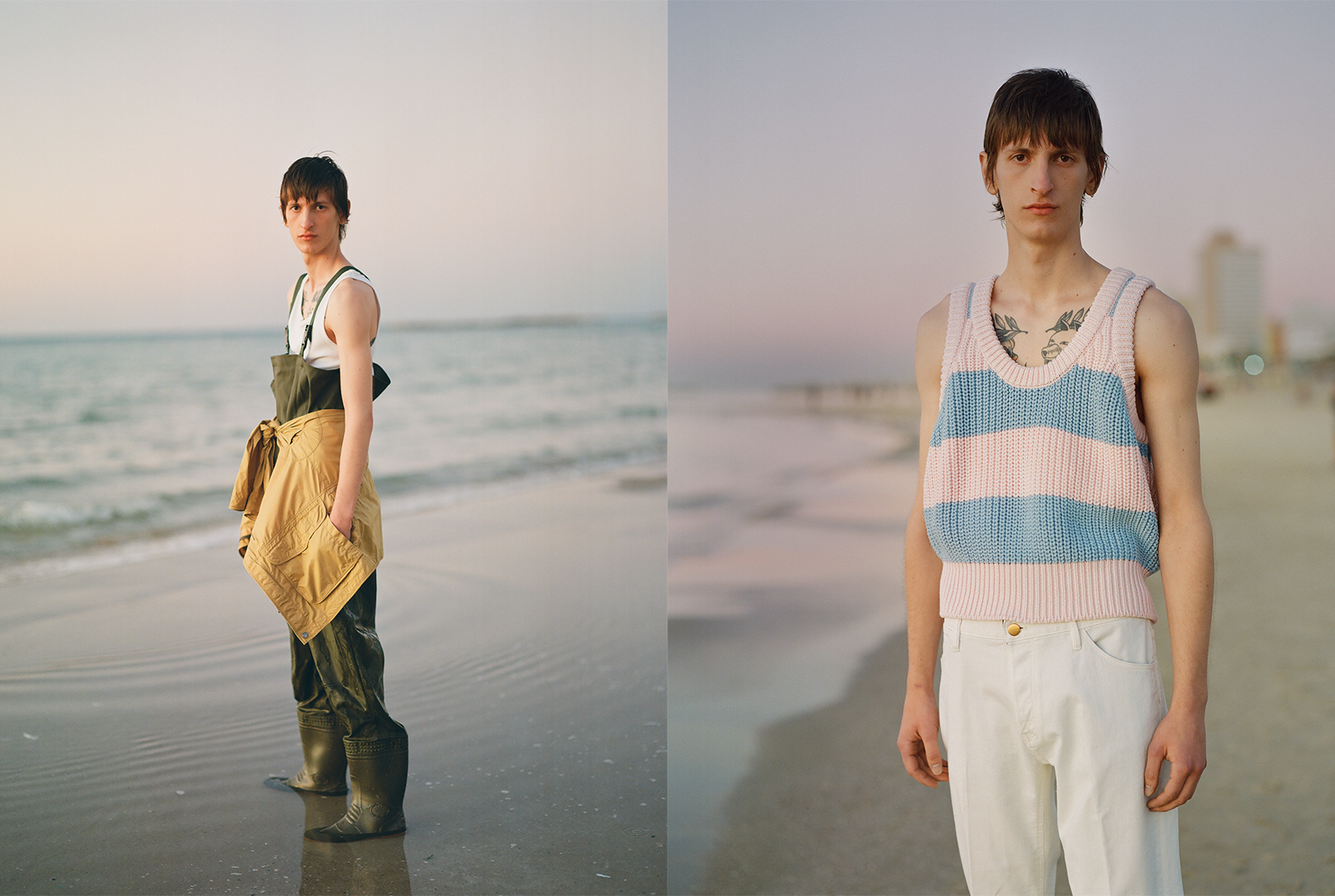Artfully staged fashion image styled by Bianca Fleisch GQ