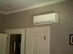 Ductless wall mounted